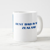 ニュージーラ最高のンパパキウイ父の ジャンボコーヒーマグカップ (正面右)