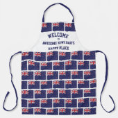 ニュージーラ素晴らしンキウイパパハッピープレイス エプロン (正面)