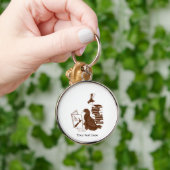 ニュージーラ読ンド鳥の本 キーホルダー (手)