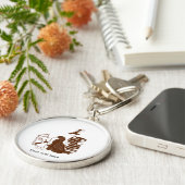 ニュージーラ読ンド鳥の本 キーホルダー (側面)