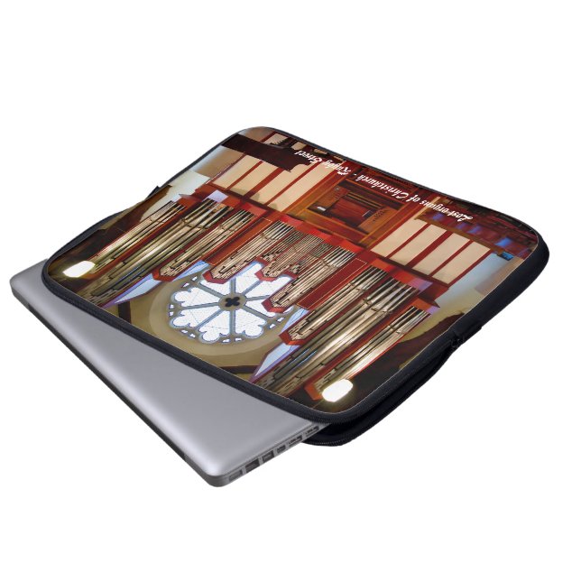 ニュージ失ったーランドのクリスト教会の臓器 ラップトップスリーブ (正面下部)