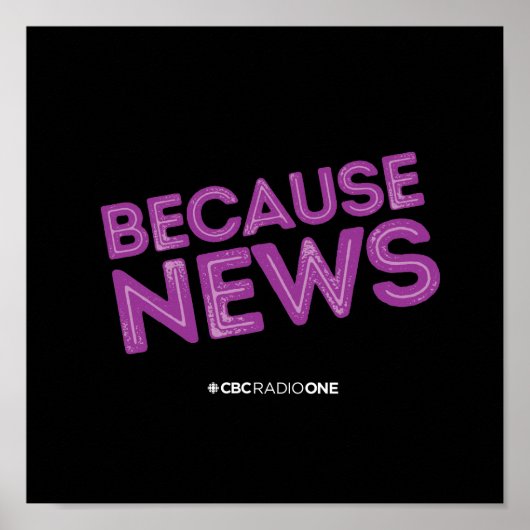 ニュースが原因のCBC ポスター (正面)