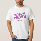 ニュースが原因のCBC Tシャツ (正面)