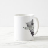 ニュースなし.bw コーヒーマグカップ (正面右)