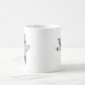 ニュースなし.bw コーヒーマグカップ (中央)