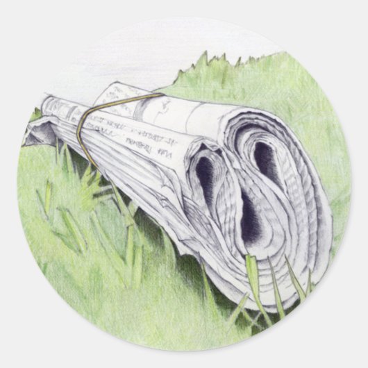 ニュースのシール ラウンドシール (正面)