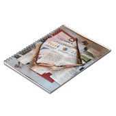 ニュースのスパイラルフォトノートブックで ノートブック (左側)