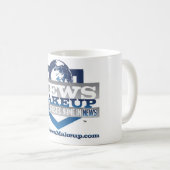 ニュースの化粧のロゴのマグ コーヒーマグカップ (正面右)