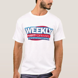 ニュースの化粧は、毎週ロゴのTシャツを早送りします Tシャツ