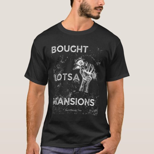 ニュースの社会的な話題の政治パロディ Tシャツ (正面)