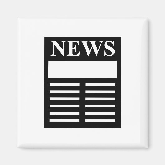 ニュースの見出し マグネット (正面)