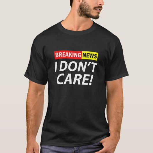ニュースを伝気にえおもしろいる Tシャツ (正面)