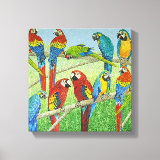 ニュースを広める キャンバスプリント (正面)