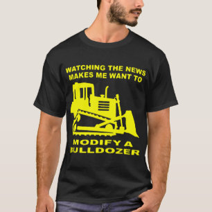 ニュースを見て私はブルドを修正したい Tシャツ