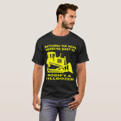 ニュースを見て私はブルドを修正したい Tシャツ (正面フル)