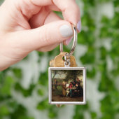 ニュースを読むこと キーホルダー (手)