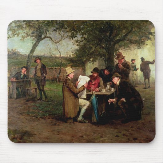 ニュースを読むこと マウスパッド (正面)