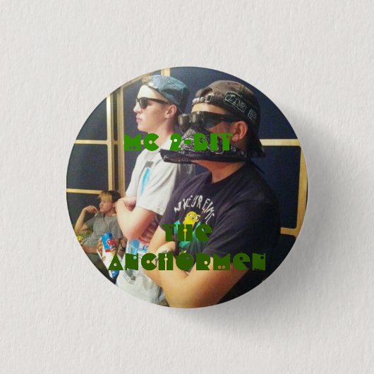 ニュースキャスター: Kennan 缶バッジ (正面)