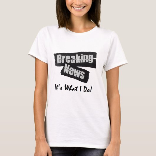 ニュースキャスター Tシャツ (正面)