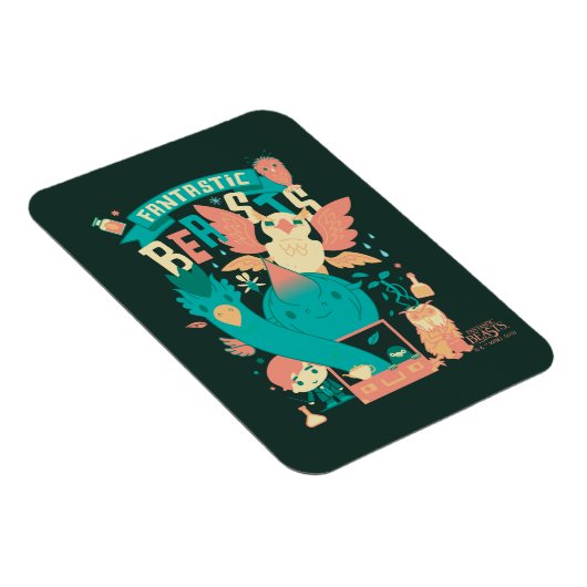 ニュースキャマンダーの漫画の幻想的な獣 マグネット (右側)