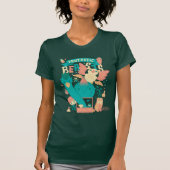 ニュースキャマンダーの漫画の幻想的な獣 Tシャツ (正面)