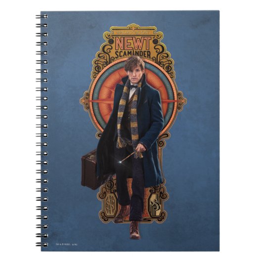 ニュースキャマンダー™歩くアールヌーボーパネル ノートブック (正面)