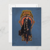 ニュースキャマンダー™歩くアールヌーボーパネル ポストカード (正面/裏面)