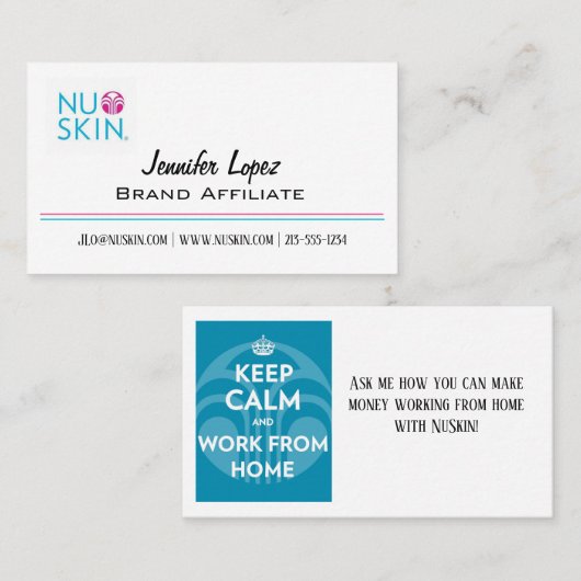 ニュースキン 名刺 (正面/裏面)