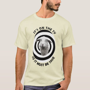ニュースシープルおもしろいテレビ Tシャツ