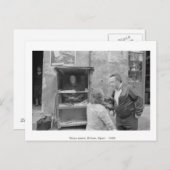 ニューススタンド，スペイン，ビルバオ， 1985. ポストカード (正面/裏面)