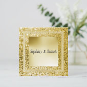 ニュースパーエレガントクル結婚式招待状 招待状 (スタンド正面)