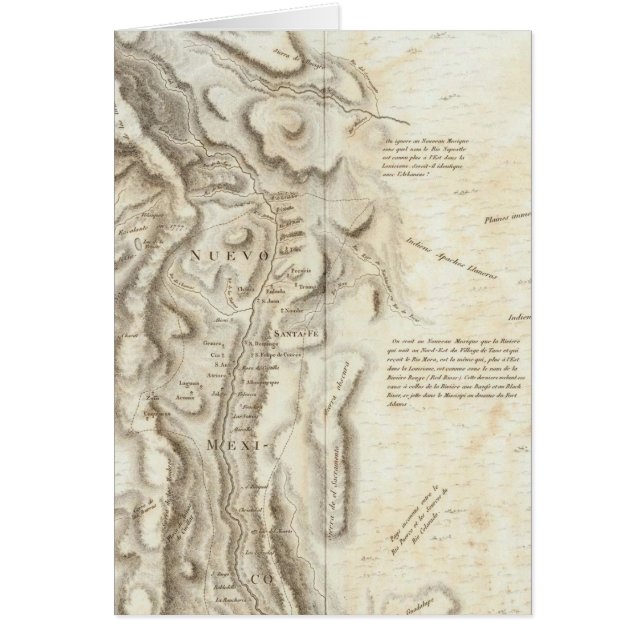 ニュースペイン王国の地図 (正面)