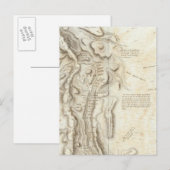 ニュースペイン王国の地図 ポストカード (正面/裏面)