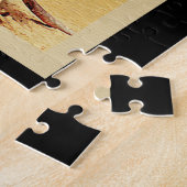 ニュースマイルナビーチパームツリービンテージトラベル ジグソーパズル (側面)