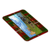 ニュースラインズキャッスル – スコティッシュヘイクランタータンチェック マグネット (右側)