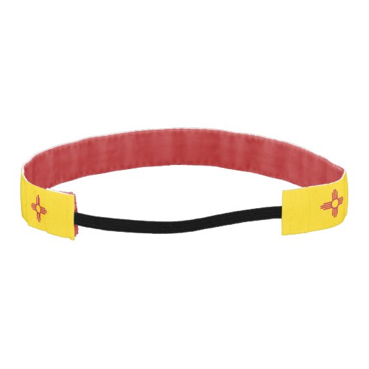ニュースリップまたは滑ることメキシコ州旗を持つノンヘッドバンド アスレチックヘッドバンド (裏面)
