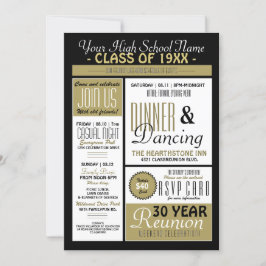 ニュースレタースタイル高校懇親会 招待状