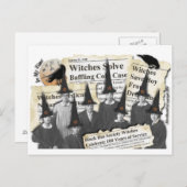 ニュース中の魔女！ポストカード ポストカード (正面/裏面)