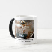 ニュース及び地図の大尉(海大尉)、ニュース及び地図の帽子… モーフィングマグカップ (正面左)