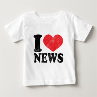 ニュース大好き ベビーTシャツ