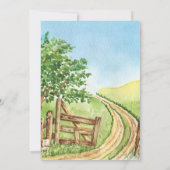 ニュース少年ハイランド牛ふくらはぎを飼う 招待状 (裏面)