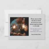 ニュース救スタイル-Our-Date写真ゴシックをテーマにしたコーディネート 招待状 (裏面)