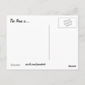 ニュース犬はがき ポストカード (裏面)