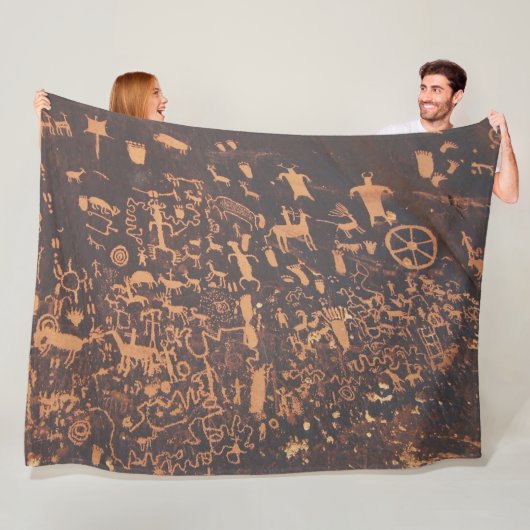 ニュース紙ユタ州ロックカニョンランズ国立公園 フリースブランケット (インサイチュ)