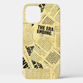 ニュース紙文字と古い紙 Case-Mate iPhoneケース (裏面)