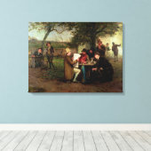 ニュース読ズ キャンバスプリント (インサイチュ (ウッドフロア))