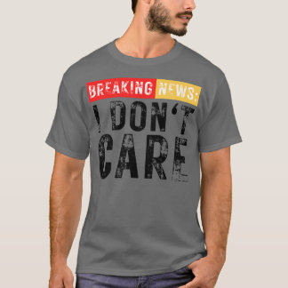 ニュース速報は皮肉ではないおもしろい Tシャツ