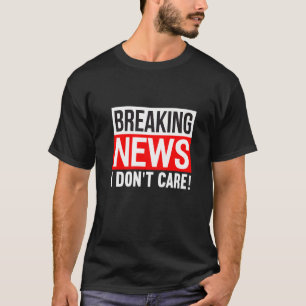 ニュース速報ユーモア気にの皮肉Sar Tシャツ