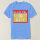 ニュース速報気に皮肉おもしろいな39 Tシャツ (デザイン正面)