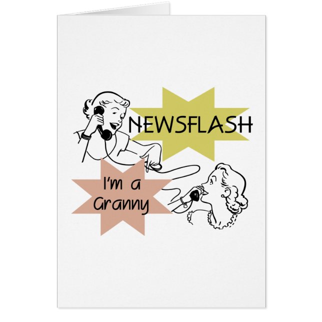 ニュース速報私はおばあさんのTシャツおよびギフトです (正面)